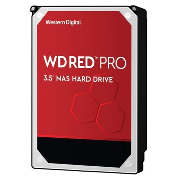 Твърд диск 12TB WD Red Pro NAS, SATA 6Gb/s, 7200 rpm, 256MB кеш, 3.5" (8.89 cm) | JAR Computers Western Digital Red Pro NAS 12TB WD121KFBX