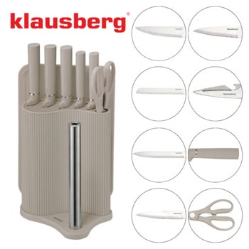 комплект ножове klausberg kb 7978 части бежови | JAR Computers комплект ножове klausberg kb 7978 части бежови