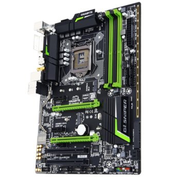 Дънна платка Gigabyte G1.Sniper B7 (rev 1.0), B150, LGA1151, DDR4, PCI-E(HDMI&DVI)(CF), 6x SATA 6Gb/s, 1x SATA Express, 1x M.2 Socket, 4x USB 3.0, ATX | JAR Computers Gigabyte G1.Sniper B7 (rev. 1.0)