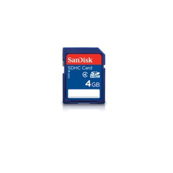 4GB SDHC SanDisk Class 4 SDSDB-004G-B35