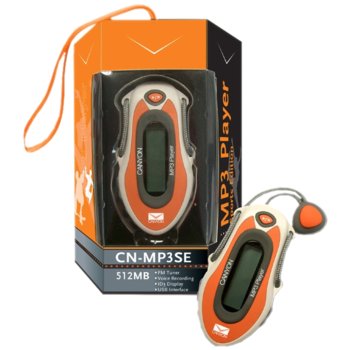 MP3 +FM CANYON, CN-MP3SE, FM, 512MB