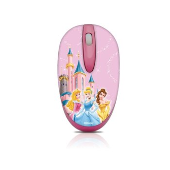 Мишка Circuit Planet Princess DSY-MM211, оптична (1000 dpi), USB, розова, самонавиващ се кабел | JAR Computers Circuit Planet Princess DSY-MM211