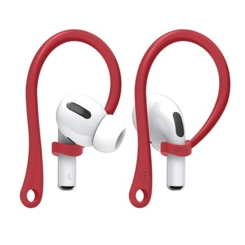 Кукички за слушалки Elago AirPods Pro EarHooks, за Apple AirPods Pro, силиконови, червени image