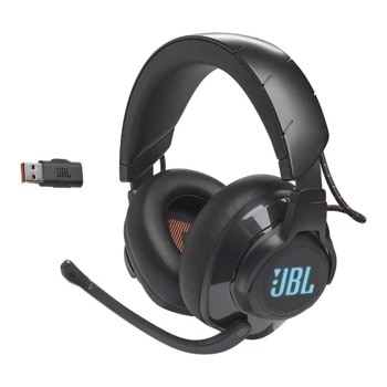 Слушалки JBL Quantum 610, безжични, гейминг, микрофон, 50 mm драйвери, 20 Hz - 20 kHz, виртуален 7.1 Dolby съраунд DTS Headphone: X v2.0, черни | JAR Computers JBL Quantum 610 Black JBLQUANTUM610BLK
