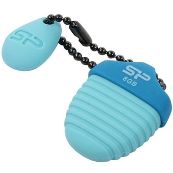 Памет 8GB USB Flash Drive, Silicon Power Touch T30, USB 2.0, синя | JAR Computers Touch T30