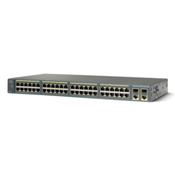 Суич Cisco Catalyst 2960, 48 Port 100Mbps, PoE, 2x1000Base-T, 2xSFP | JAR Computers Cisco Catalyst 2960 48 Lite Image