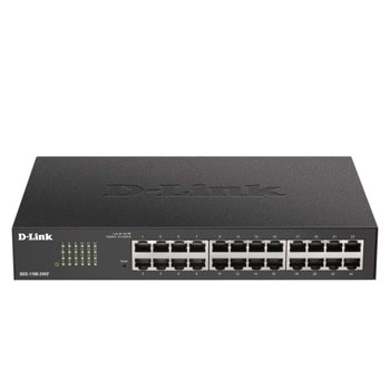 Суич D-Link DGS-1100-24V2, 1000 Mbps, 24 порта, 24x10/100/1000Base-T | JAR Computers D-Link 24-Port Gigabit Smart Managed Switch