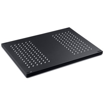 Тава Formrack F21610SREK, за сървърен шкаф 19", 1U, 100кг товароносимост, черна | JAR Computers Formrack F21610SREK