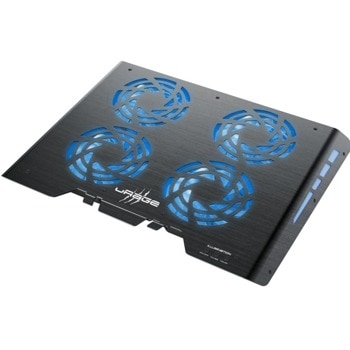 Стойка за лаптоп Hama uRage Freezer 600 Metal (186061), до 17.3", охлаждаща, RGB подсветка, черна image