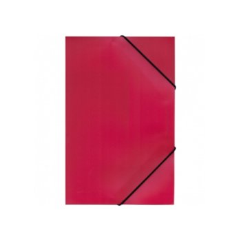 Папка Office Point, за документи с формат до А4, с ластик, червена | JAR Computers Office Point Папка