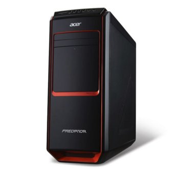 Настолен компютър Acer Predator G3-605, четириядрен Intel Core i7-4790 (3.60GHz, 8MB), 16GB RAM, 2TB HDD, NVIDIA GeForce GTX745 4GB, Keyboard&Mouse, CardReader, Internal HD 5.1 Audio, FreeDOS, 2г. | JAR Computers Acer Predator G3-605, Intel Core i7-4790