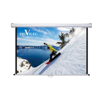 Екран Privileg Classic DMW300, за стена/таван, 3000 x 1690 мм, 136“ (345.44 cm), 16:9 image