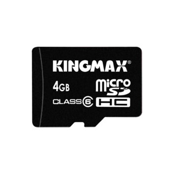 4GB Micro SD, Kingmax, 2г. гаранция