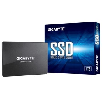 Памет SSD 1TB, Gigabyte (GA-SSD-1TB), SATA III, 2.5"(6.35 cm) скорост на четене 550 MB/s, скорост на запис 500 MB/s | JAR Computers Solid State Drive (SSD) Gigabyte 1TB