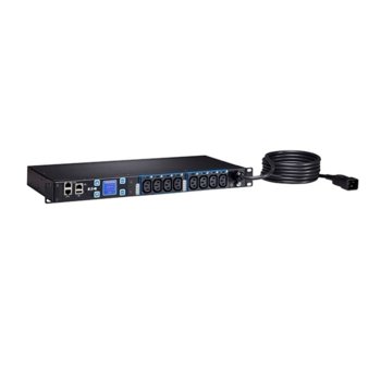 Eлектрически филтър Eaton ePDU EMIH28, 1U, 4kW max, Daisy Chain до 8x, 8x IEC-320-C13 | JAR Computers Eaton ePDU MI 1U (C20 16A 1P)C13x8 EMIH28