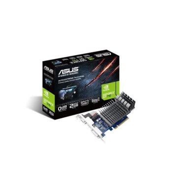 Видео карта nVidia GeForce GT 710, 2GB, ASUS GeForce GT 710, PCI-E 2.0, DDR3, 64 bit, HDMI, DVI, VGA | JAR Computers ASUS GeForce GT 710, 2GB, GDDR3