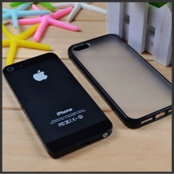 Бъмпер с твърд гръб DeTech за iPhone 5GS - 50383