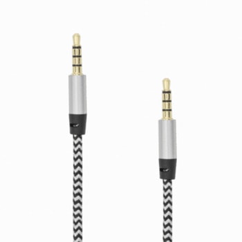 Kабел SBOX 3535-1.5W, Jack(м) 3.5mm към Jack(м) 3.5mm, 1.5м, кокосово бял | JAR Computers SBOX 3535-1.5W Jack(м) 3.5mm към Jack(м) 3.5mm 1.5