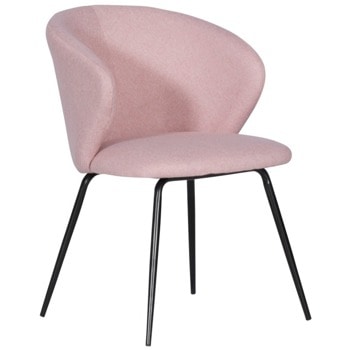 Трапезен стол Carmen 524, до 100кг. макс тегло, метал, дамаска, розов image