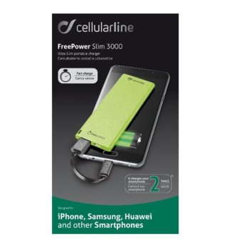 Cellular Line FREEPOWER SLIM 3000 FREEPSLIM3000G