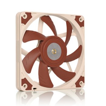 Вентилатор 120mm, Noctua NF-A12x15-FLX, 3-pin, 1850 rpm, кафяв | JAR Computers Noctua 120x120x15mm NF-A12x15-FLX