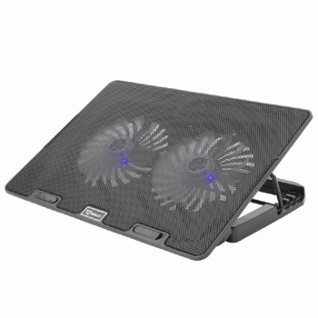Охлаждаща подложка за лаптоп SBOX CP-12, за лаптопи до 15.6" (39.62 cm), 1000rpm, 2x USB, черна image