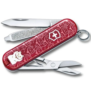 Джобен нож Victorinox Classic LE 2021 Lucky Cat, червен | JAR Computers Victorinox Classic LE 2021 Lucky Cat 0.6223.L2106