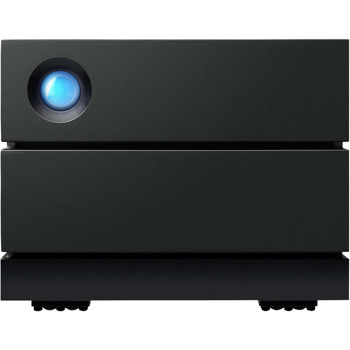 Твърд диск 8TB (2x4TB) LaCie 2big RAID, черен, външен, USB 3.2 Gen 2 | JAR Computers LaCie 2big RAID 8TB STHJ8000800