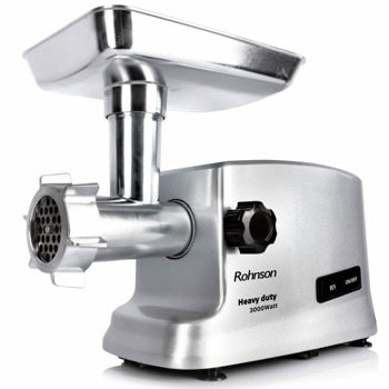 Месомелачка Rohnson R-5430, 2.5 кг/мин капацитет на мелене, обратно въртяща функция, 3000W, инокс | JAR Computers Rohnson R 5430