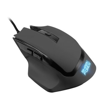 Мишка Sharkoon SHARK Force, оптична (1600 dpi), 6 бутона, подсветка, USB, черна image
