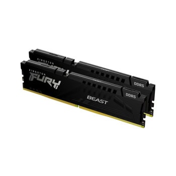 Памет 16GB (2x8GB) DDR5 6000MT/s, Kingston Fury Beast Black, KF560C30BBEK2-16, 1.4V | JAR Computers Kingston KF560C30BBEK2-16