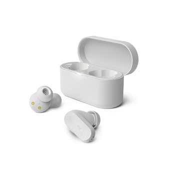 Слушалки Philips TAT3509WT/00, безжични, Bluetooth, микрофон, IPX4 защита, ANC шумопотискане, бели | JAR Computers Слушалки Philips TAT3509WT/00