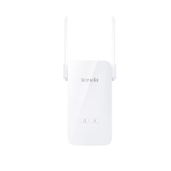 Powerline адаптер Tenda PA6 AV1000, 1000Mbps, Wi-Fi 2.4GHz (300Mbps), до 300м обхват, 2x 10/100/1000 Ethernet порт, 1 устройствo | JAR Computers Tenda PA6 AV1000
