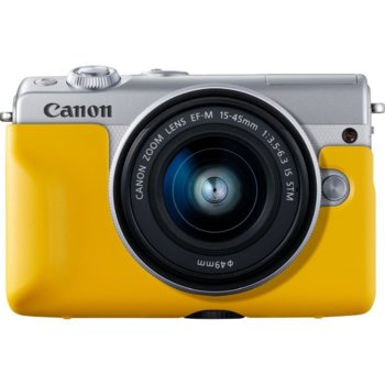 Протектор/калъф Canon EH31-FJ Face Jacket, за фотоапарат Canon EOS M100, жълт | JAR Computers Canon Face Jacket EH31-FJ Yellow