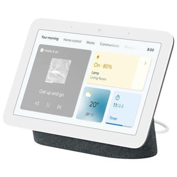 Смарт колонка Google Nest Hub (2nd Gen) Charcoal, 7.0"(17.8cm) сензорен екран, гласов асистент, Bluetooth, Wi-Fi, тъмно сива | JAR Computers Google Nest Hub (2nd Gen) Charcoal GA01892-EU