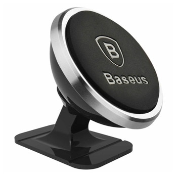 Стойка за телефон Baseus SUCX140012, вградени магнити, черна/сребърна | JAR Computers Стойка за телефон Baseus SUCX140012