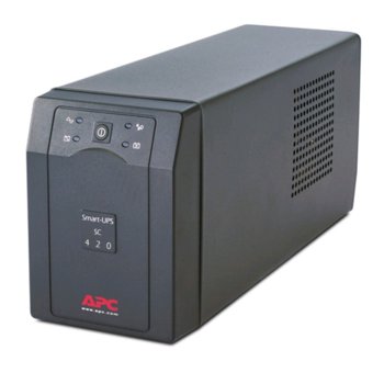 UPS APC Smart-UPS SRT SC420I, 420VA/260W, 6x outlets, Line Interactive, Mini Tower | JAR Computers APC Smart-UPS SC 420VA 230V SC420I