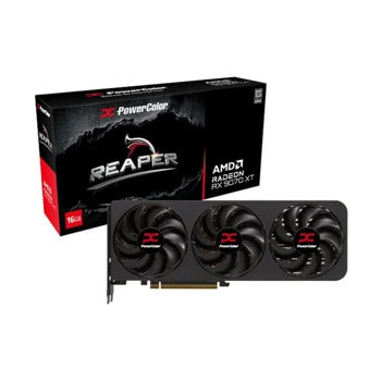Видео карта AMD Radeon RX 9070 XT, 16GB, PowerColor Reaper, OC, PCI-E 5.0, GDDR6, 256-bit, DisplayPort, HDMI | JAR Computers PowerColor RX9070XT 16G-A