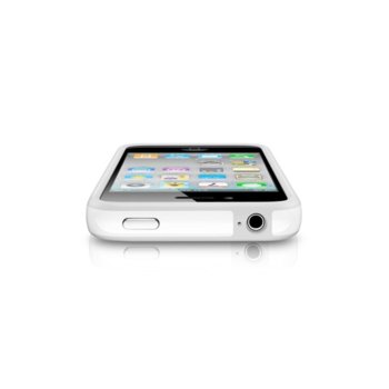 Силиконов протектор за Apple iPhone 5/5S, бял