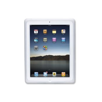 Калъф Manhattan 450041 за iPad 2, силиконов, Slip-Fit, снежно бял | JAR Computers Силиконов калъф Manhattan 450041 за iPad 2