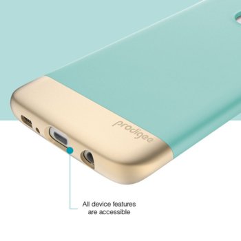 Prodigee Accent Case S7EDGE-ACC-AQA-GLD