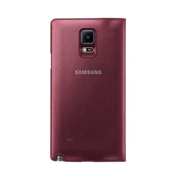 Samsung LED Flip Wallet Galaxy Note 4 N910 red