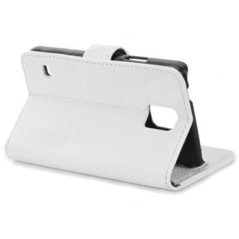 Wallet Flip Case for Galaxy S5 SM-G900 white