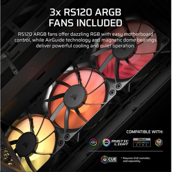 Corsair 3200D RS ARGB Black CC-9011344-WW | JAR Computers Corsair 3200D RS ARGB Black CC-9011344-WW