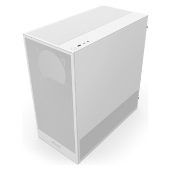 Кутия NZXT H5 Flow 2024, ATX/microATX/Mini-ITX, 1x USB 3.2 Gen 2x2 Type-C, 1x USB 3.2 Type-A, с прозорец, бяла, без захранване | JAR Computers NZXT H5 Flow 2024 White CC-H52FW-01