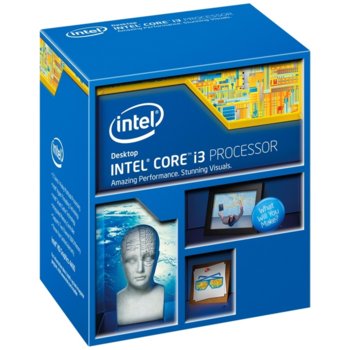 Haswell Core i3 4130 дву-ядрен (3.4GHz, 3MB L3, 350MHz-1.15GHz GPU, LGA1150) BOX | JAR Computers Haswell Core i3 4130 3.4GHz LGA1150
