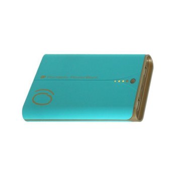 Външна батерия/power bank GP 701E, 10000mAh, светлосиня | JAR Computers GP 701E 10000mAh Blue