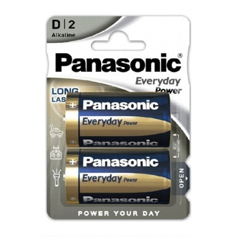 Батерии алкални Panasonic LR20/2BP EPS