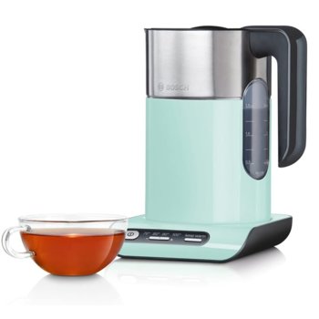 Електрическа кана Bosch TWK8612P, вместимост 1,5л., 2400 W, зелена | JAR Computers Bosch TWK8612P