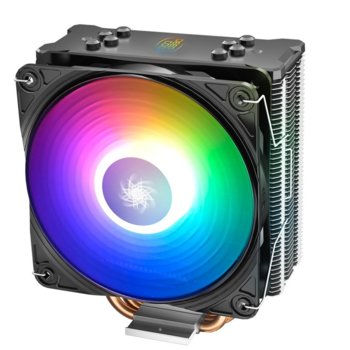 Охлаждане за процесор DeepCool GAMMAXX GT A-RGB, съвместимост със Intel LGA 1700/2066/2011-v3/2011/115X/1366 & AMD AM4/AM3+/AM3/AM2+/AM2/FM2+/FM2/FM1 | JAR Computers DeepCool охладител CPU Cooler GAMMAXX GT A-RGB